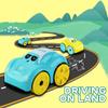 Детские игрушки для ванны Амфибии Ванная плавающая заводная игрушечная машинка Детские купание Мультяшная плавающая машинка Водные игры Игрушка для детей