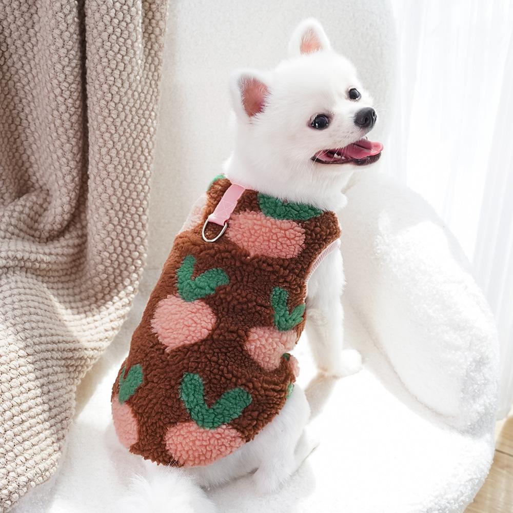 Winter Warm Dog Clothes Cute Puppy Coat Soft Plush Pet Clothes for Small Medium Dogs Chihuahua Yorkie Costume Dog Accessories