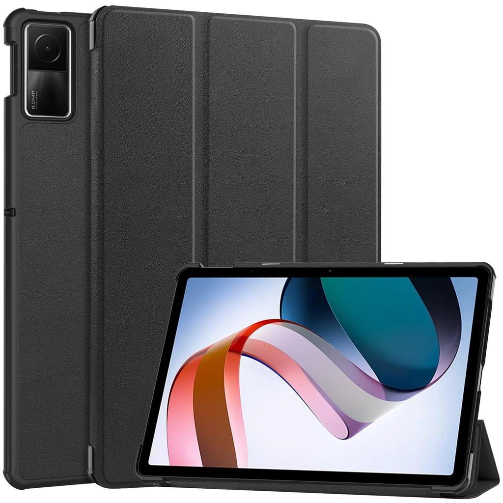 Чехол для Xiaomi Redmi Pad Se 11 дюймов, планшетный ПК, тройная складная тонкая подставка, сплошной магнитный чехол с функцией автоматического пробуждения