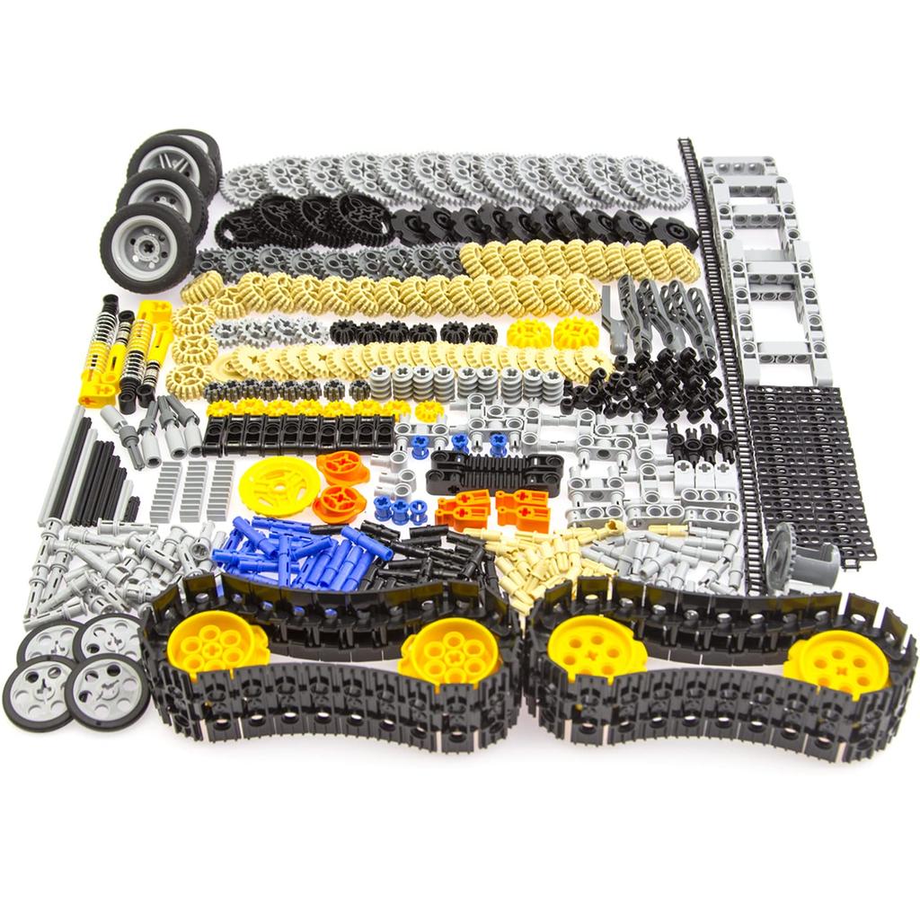 TEESE 847 шт. Technic Parts совместимы с Technic Gear Axle Pin Wheel Absorber Shocking Differential Tire Tracks для проектов Technic - Lego, - - - -
