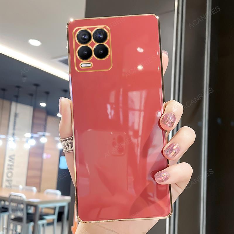 Роскошный модный чехол-держатель с кольцом для Oppo Realme 8 7 Pro 8i 4g Gt Neo 2 3t 5 Master Edition 5g, силиконовая задняя крышка-подставка
