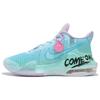 Air Max Impact 3 Тканевая амортизация Нескользящая Износостойкая Средняя высота Баскетбольные кроссовки Унисекс Светло-голубой DC3725-101(Команда66-)