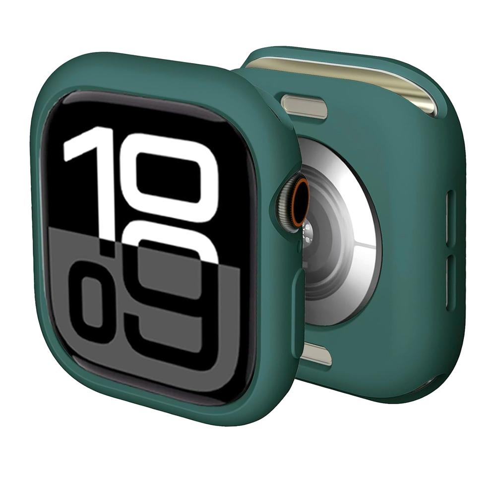 Чехол для Apple Watch 10 11 46 мм 42 мм Аксессуары Ударопрочный Защитный Мягкий Силиконовый Бампер Оболочка Чехол iwatch Серии Защита