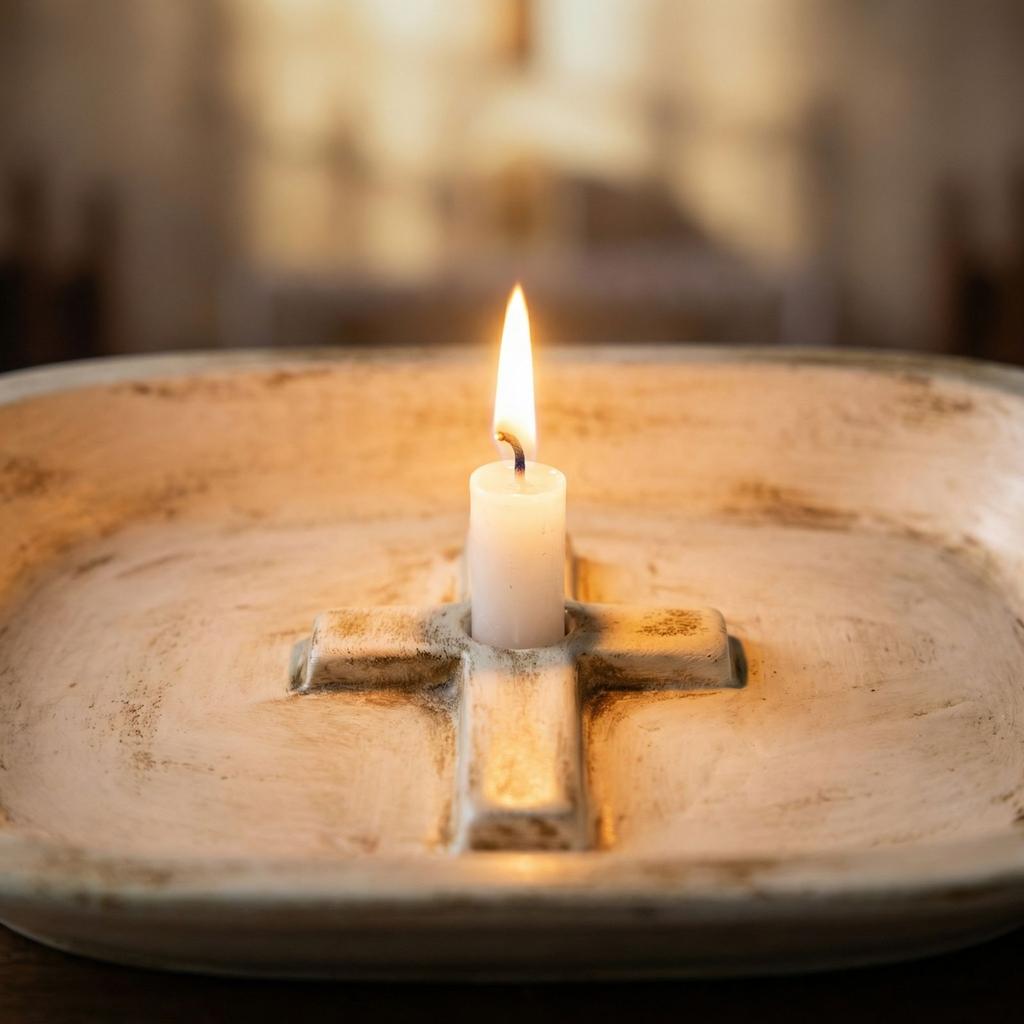 Маленькая миска для теста 'Молящийся' из смолы, Миска для молитвы с крестом, Религиозная миска для теста, Религиозные подарки для женщин, Декор в деревенском стиле, Сельский домашний декор