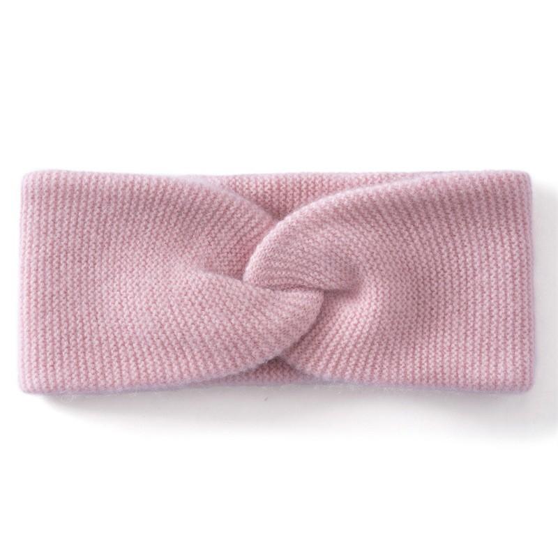Womens Knitted Wide Headband With Bow Detail Warm Winter Hair Accessory Cold Weather