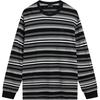 Round Neck Pullover Sports Casual Simple Striped Comfortable Versatile Loose Color Block Long Sleeve T-Shirt Men Tops AHSV491-5