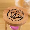 No Deformation Wooden Hourglass Wooden Round Hourglass Timers Portable   Kids Gift