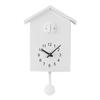 Accurate Bird House Clock House Shape Wall Art Modern Design Cuckoo Chime  Garden
