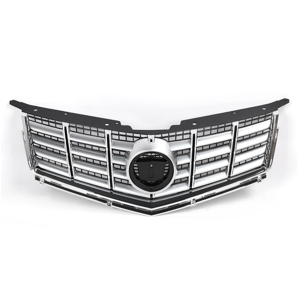 Front Bumper Upper Grille ABS Chrome Precise Fit Seamless Integration Long Durability 22738992 for Cars
