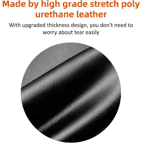 M MATI Чехол на сиденье квадроцикла Кожаный Совместим с Polaris Sportsman 500 400 300 700 450 600 800 MV7 Hawkeye 2005-2014, Номер детали# 2683434-070 2684045 2684046