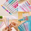 10pcs/set Multicolor Watercolor Pen Black Gel Pen Cute Fashion Stationery Students Supply