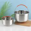 Пароварка-посуда - Корзина-пароварка для Instant Pot, Корзина-пароварка для овощей, Вставка-корзина-пароварка из нержавеющей стали для кастрюль (3-8 кв.)