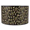 E27 E14 Metal Lamp Shade Metal Drum Lampshade Art Carved Hollow Lampshade with Shading Lining 25cm