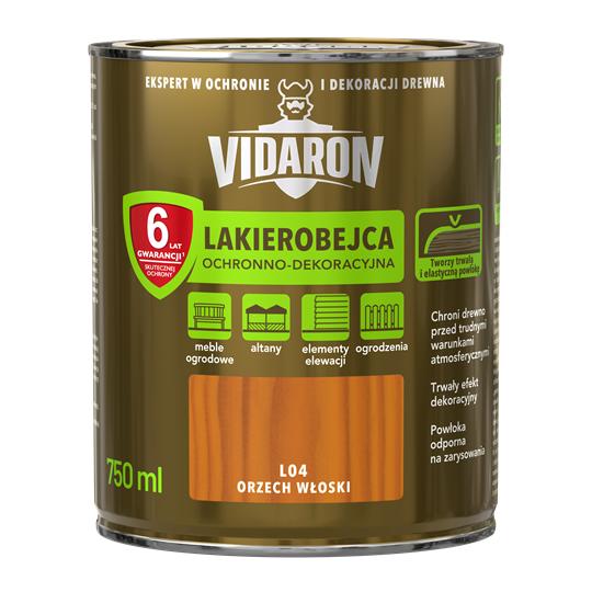 Vidaron Lakierobejca Orzech Włoski 750 Ml L04