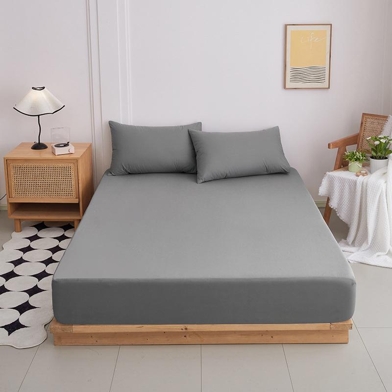 Хлопковая натяжная простыня Двуспальная Queen King Size Чехлы для матраса с резинками 600TC Хлопковая натяжная простыня Чехол для матраса с резинкой