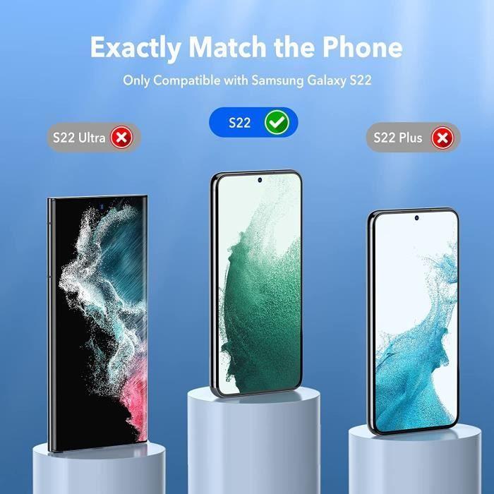 Film protecteur - Advansia - Samsung Galaxy S22 5G - Verre trempé 9H - 2 pièces - Résistant aux rayures