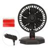 12 В автомобильный вентилятор охлаждения с разъемом прикуривателя, вращающийся на 360 градусов для автомобиля, грузовика, фургона, внедорожника, лодки