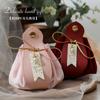 20 шт./лот, креативная бархатная строчка в европейском стиле из искусственной кожи, сумка для органов, свадебная коробка конфет, маленькая подарочная сумка с жемчугом