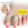 Разделитель пальцев ног Корректор Hallux Valgus Дышащие Эластичные Нейлоновые Проставки для Накладывающихся Пальцев Облегчение и Выпрямитель для Косточки на Ноге