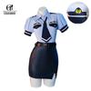 In A Different World From Zero Rem Girl Canine Female Police Officer Uniform Blue Women Carnival Cosplay Costume