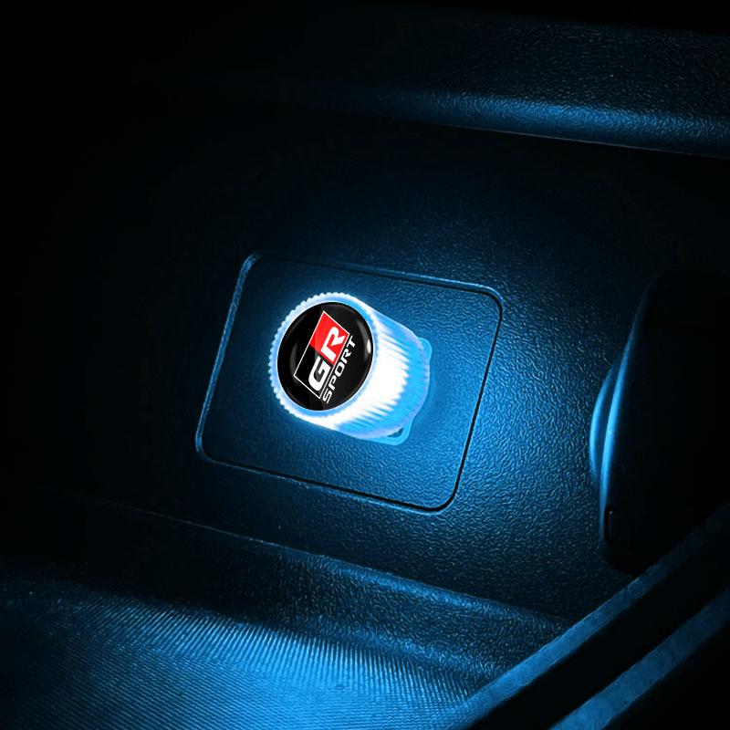 Новый Автомобильный Мини USB LED Подсветка Салона Декоративная Атмосферная Лампа для Toyota GR TRD Camry Corolla Yaris Chr Auris Avensis T25