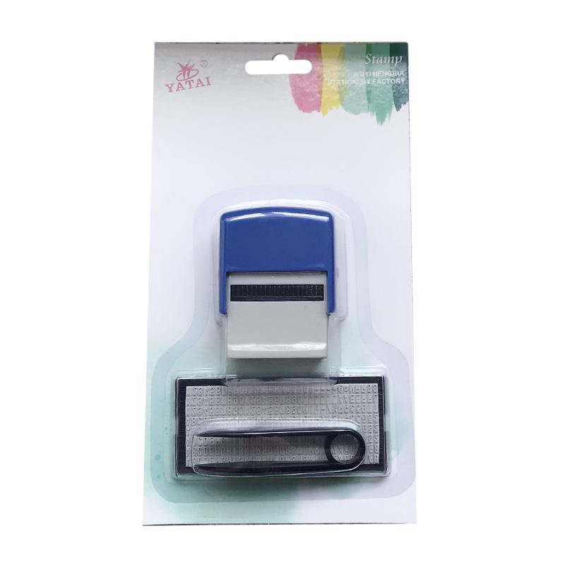 Набор резиновых штампов Diy Custom Personalized Self Inking Business Address Name Number Letter Stamp Handcrafts Printing Rubber Stamp