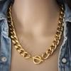 Ювелирные изделия с подвесками, персонализированная простая цепочка в стиле панк, золотая цепочка, женская цепочка на шею, толстое цепочное ожерелье.