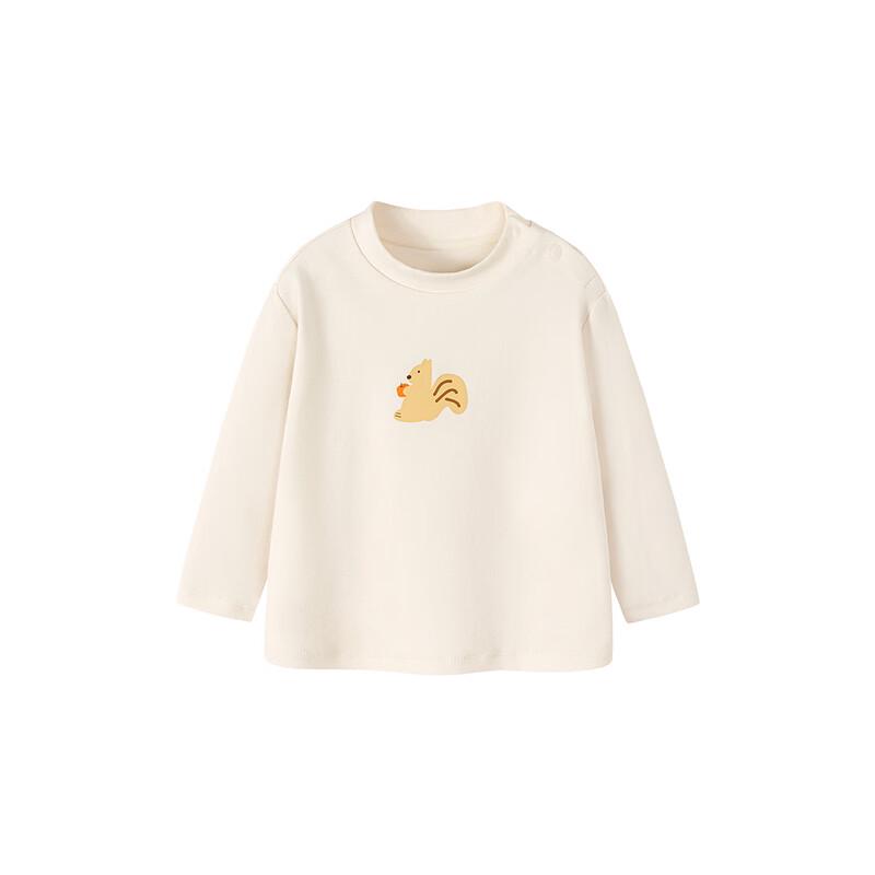 Minibala 2025 Winter Mock Neck Long Sleeve T-Shirt