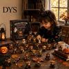 Halloween Countdown Gift Box Highland Cow Advent Calendar, 24 Days Desk Decorations with 24Pcs Figurines, Spooky 2026 Calendar