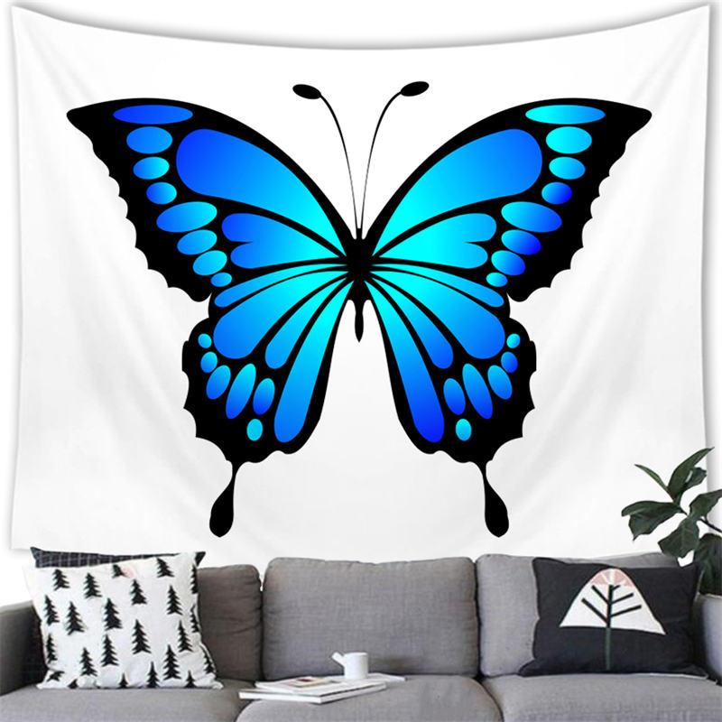 Красивый гобелен с бабочкой, бабочка, такси, настенный домашний декор, фон, гобелен с бабочкой, настенный