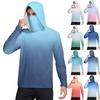 Men's UPF50+ Sun-protective Shirt, Quick-drying Long-sleeved Shirt, Running Exercise Fishing Shirt
