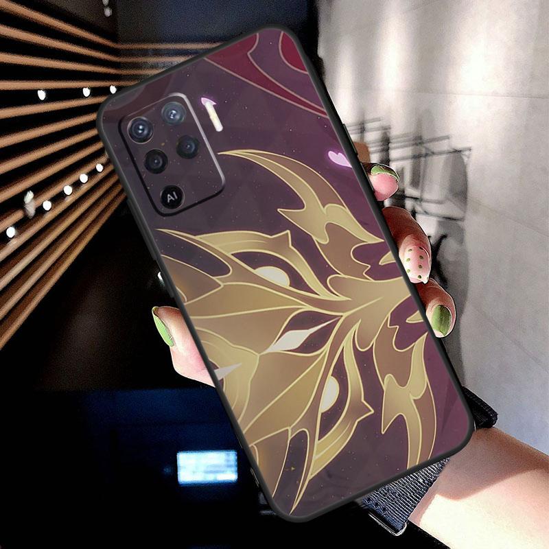 Чехол Genshin Impact Аратаки Итто для Oppo A38 A18 A78 A98 A58 A60 A80 A40 A96 A76 A16 A94 A74 A54 A15 A17 A57 A77 A5 Pro