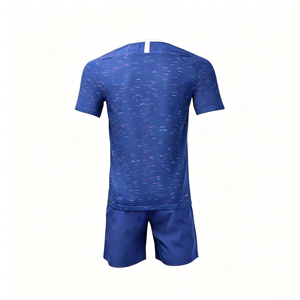 Li Ning Простой Удобный Модный Энергичный Спортивный Стиль Футбольный Костюм Мужские костюмы Guangdong-Blue AATS059-2