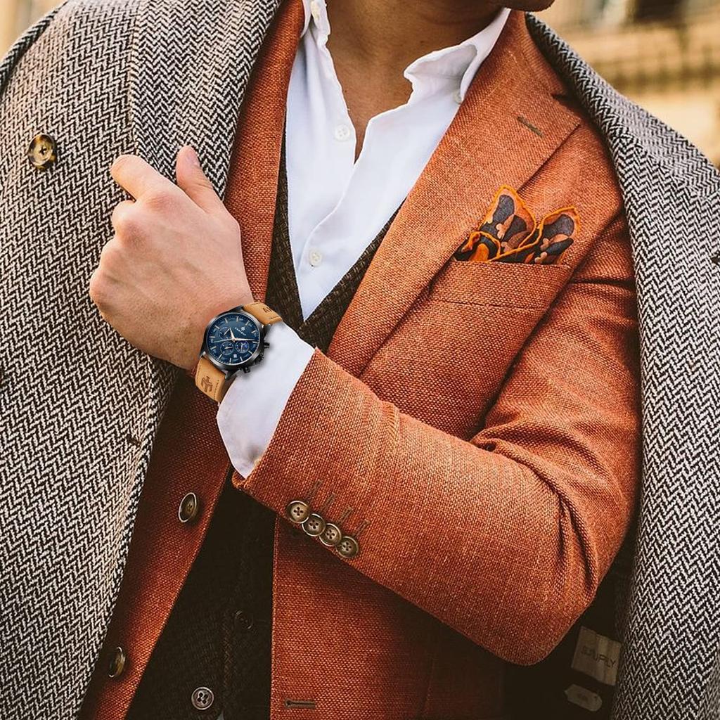 BENYAR AKNIGHT Japanese Stainless Leather Compatible with Business Casual Sports Chronograph Included Men's Watch, Quartz, Steel, Strap, Watches,