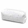 Polka Dot Design Pencil Pouch Canvas Stationery Bag Makeup Bag Pen Bag  Student