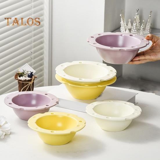 Керамическая чаша в форме сыра, пищевая, большая емкость, термостойкая, многофункциональная, рисовая еда, салат, суп, каша, закуска, десертная сервировочная миска