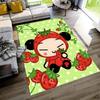 Panda Friends Circle Carpet Design for Balcony Outdoor Playrooms Bedrooms Anti-slip Rug Decorate Offices Wedding Party Gift