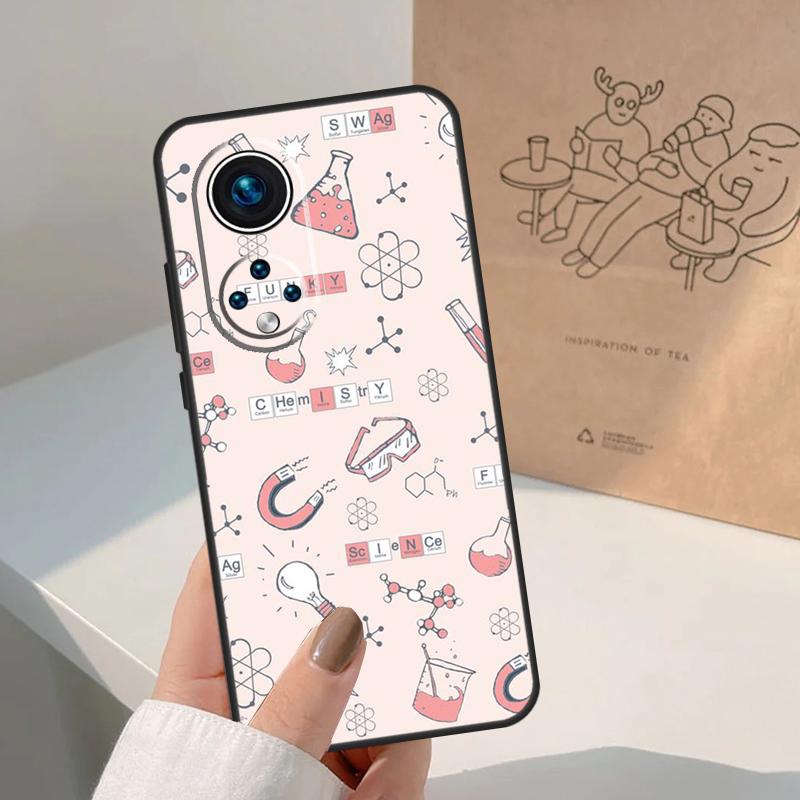 Biology and Chemistry For Honor Magic 8 7 6 5 Pro Case For Honor X9d X9c X9b X9a X8c X8b Win 200 400 50 70 90 Lite
