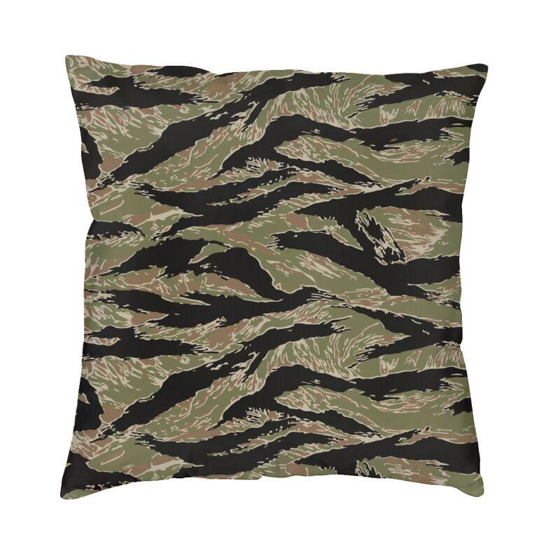 US Military Woodland Camo Pattern Cushion Covers xcm Velvet Camouflage Pillow Case Sofa Pillowcase Living Room Decoration