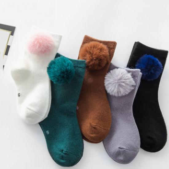 5 пар детских неувядаемых мягких детских носков из чистого хлопка с животным дизайном для девочек от 0 до 12 лет