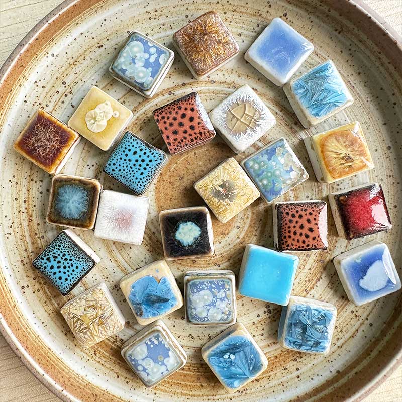 100 г DIY Керамическая мозаичная плитка Стекло форма лепестка листа Ручные украшения Плитка Настенные поделки для декоративного материала 917