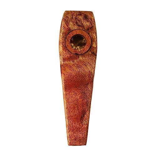 Maple Kazoo, Wooden Wind Instrument with Mellow Tone, Portable Kazoo Toy, Perfect for Parties