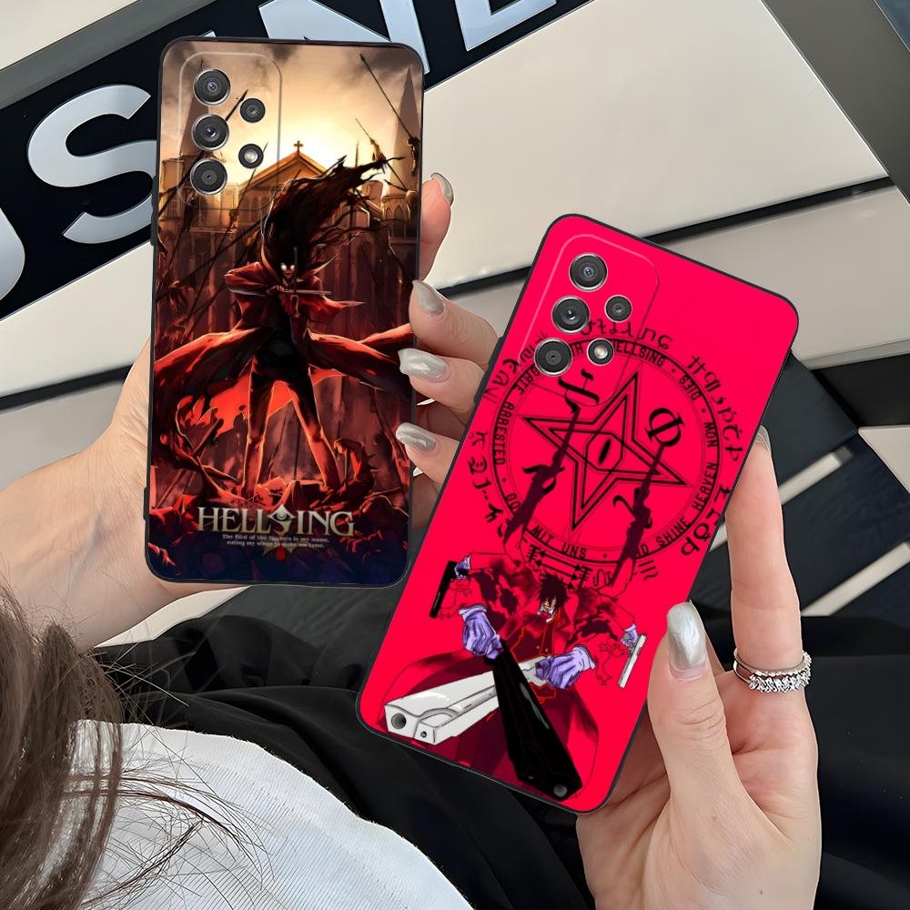 Чехол для мобильного телефона Alucard Hellsing для Samsung Galaxy M55 54 42 35 34 33 32 23 22 15 14 13 12 F55 5G Цветная печать Мобильные телефоны