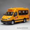 1:24 Модель Скорой Помощи Школьного Автобуса Игрушечные Машинки Сплав Литье Под Давлением Звук Свет Двери Открываются Оттянуть Назад Симуляция Транспортного Средства для Детей Образование и Развлечение