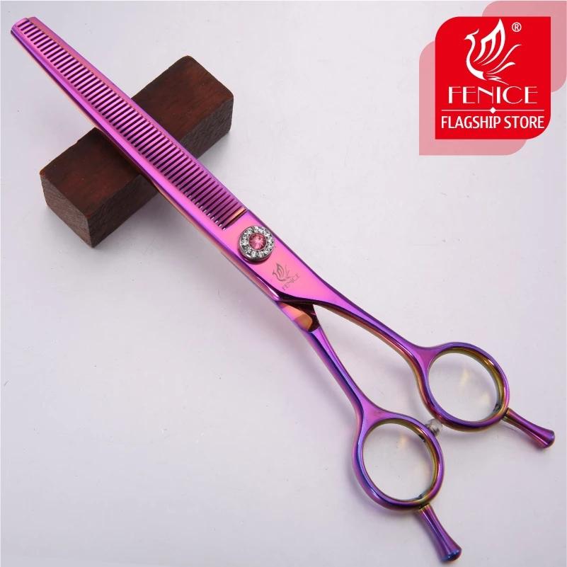 Fenice Professional JP440C Сталь 7,0 дюйма Ножницы для стрижки собак для стрижки собак Прореживающие ножницы Ножницы Прореживание 25%