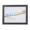 Photo Frame Black Decorative Rugged Multifunctional Sea Glass Birds Picture Frame for Living Room
