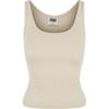 Urban Classics Womens/Ladies Basic Ribbed Organic Tank Top (Pack of 2)