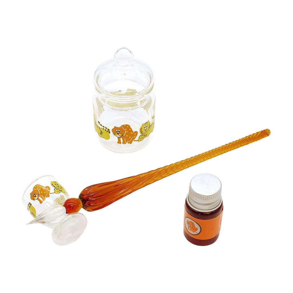 Aderia Retro Glass Pen Set [Zoomate] Cute ADGP-02