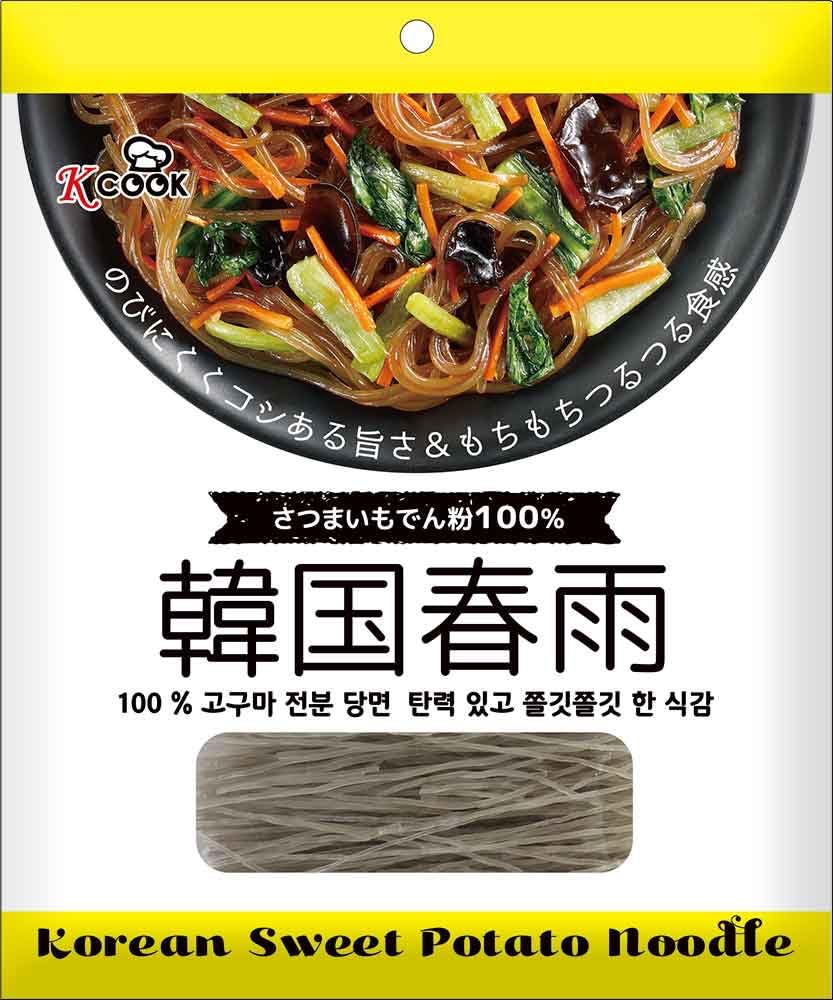 SSB KCOOK Authentic Korean Glass Noodles 350g x 2 700g Sweet Potato Starch Ziplock
