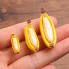 10 шт. DIY Аксессуары из смолы Симуляция Фруктовых Шармов Банановый Подвеска Аксессуары для Бижутерии